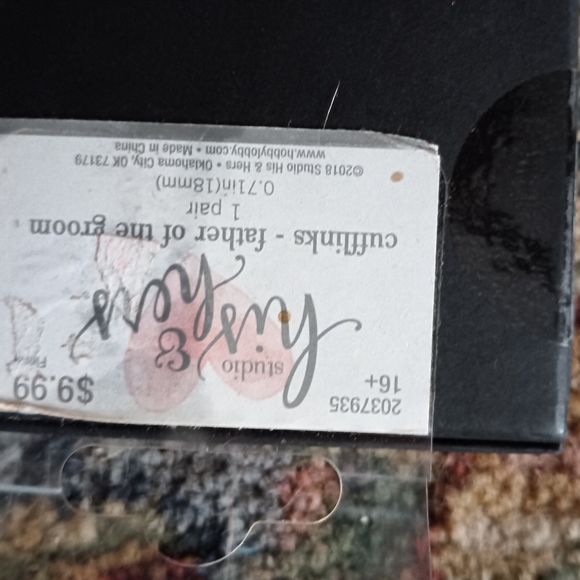 Father of the groom cufflinks nwt - Picture 4 of 7